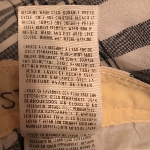 Dockers Women’s Black/Grey/White Plaid Linen Blend Shorts Size 10 - Picture 5 of 5